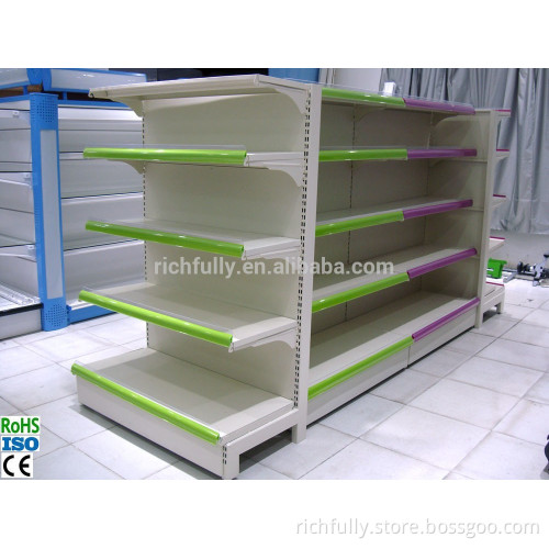 Low price China Factory direct sale beautiful supermarket gondola shelving / store shelf